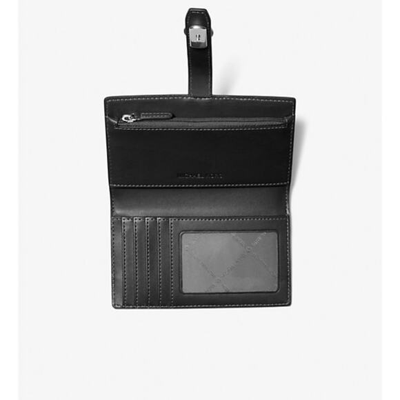 Michael Kors Greenwich Medium Zebra Signature Logo Wallet - Picture 2 of 3